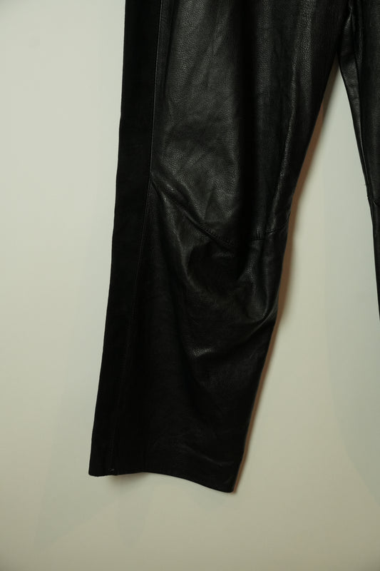 Stella McCartney leather Wide Leg Pants