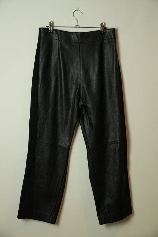 Stella McCartney leather Wide Leg Pants