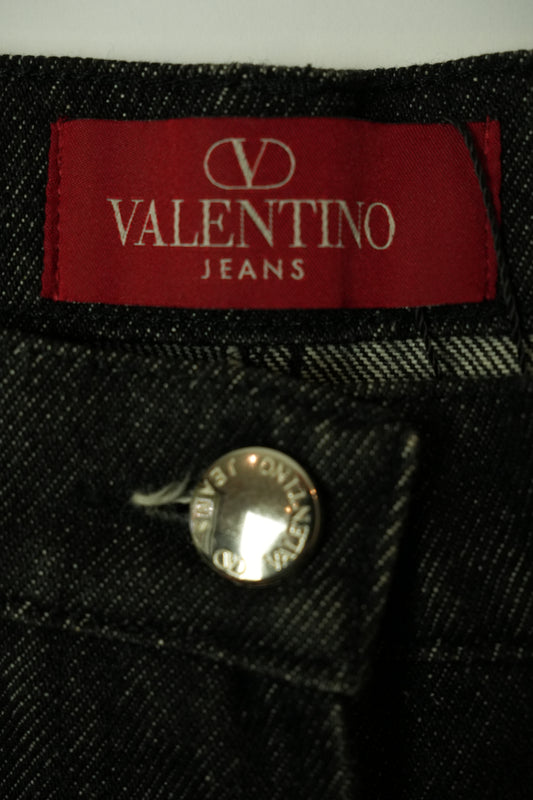 Valentino Floral Embroidered Jeans