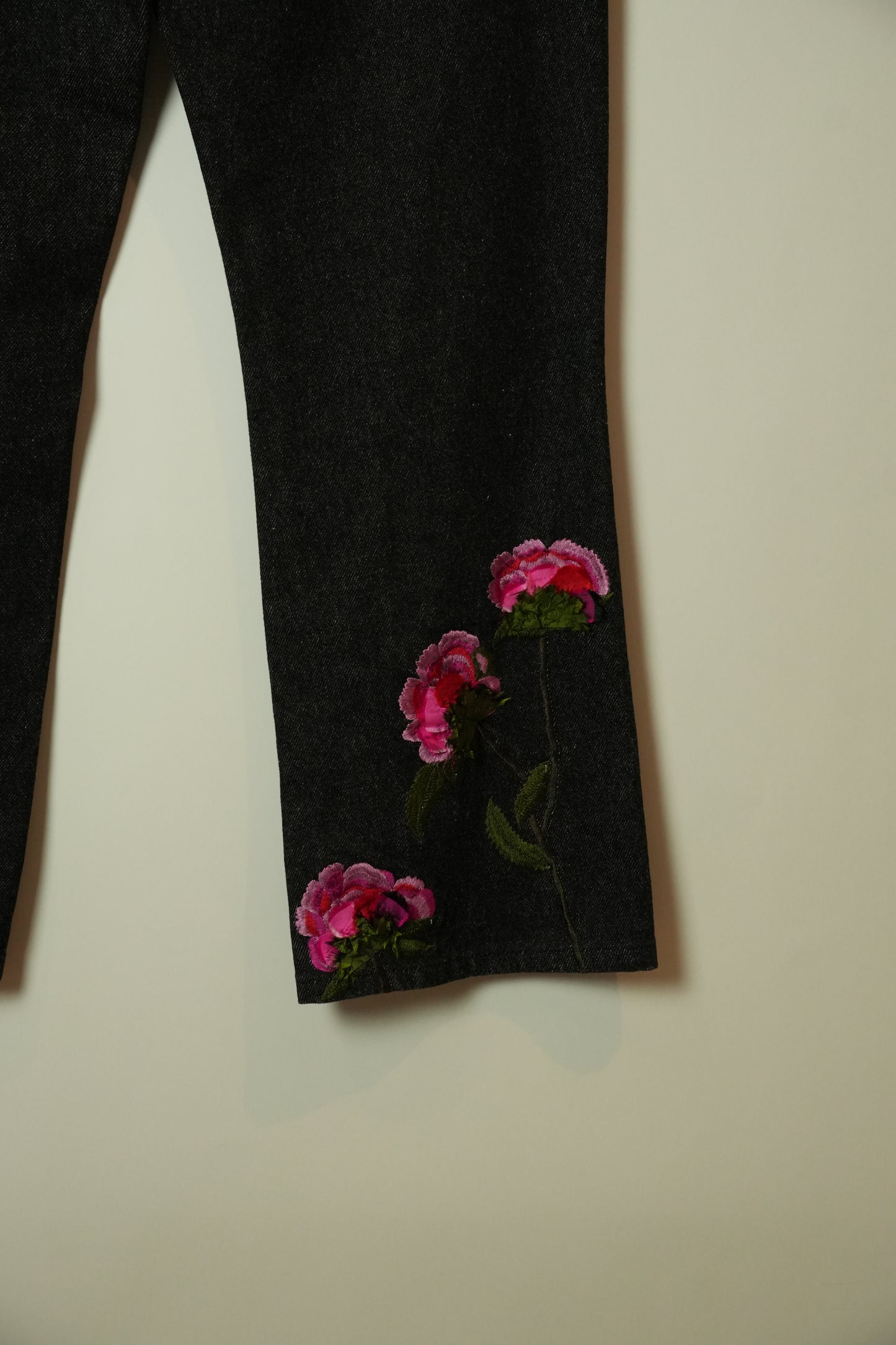 Valentino Floral Embroidered Jeans
