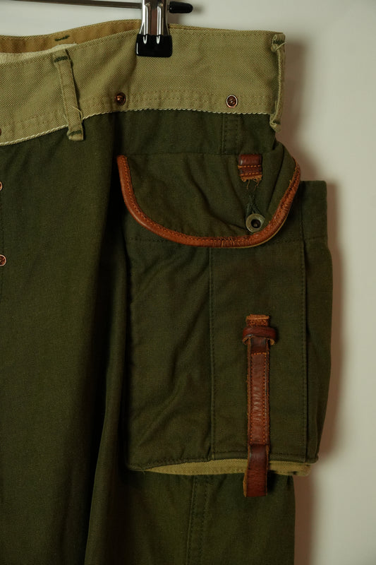 Kapital Utility Drop Crotch Khaki Pants