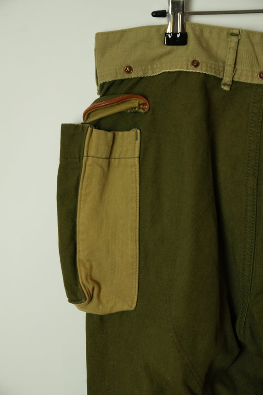 Kapital Utility Drop Crotch Khaki Pants