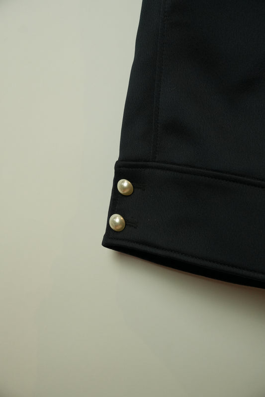 3.1 Phillip Lim Wide Leg Snap Button Hem High Waist Pants