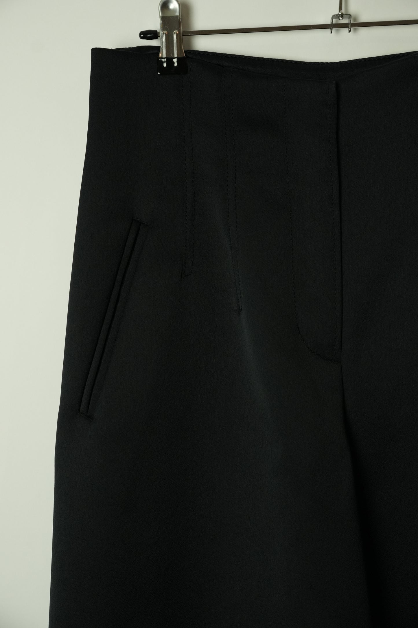 3.1 Phillip Lim Wide Leg Snap Button Hem High Waist Pants