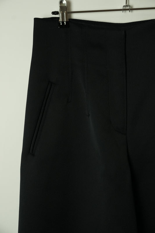 3.1 Phillip Lim Wide Leg Snap Button Hem High Waist Pants