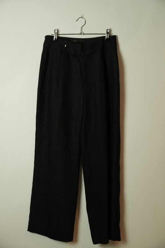 Sir High Waisted Wide Leg Linen Blend Pants