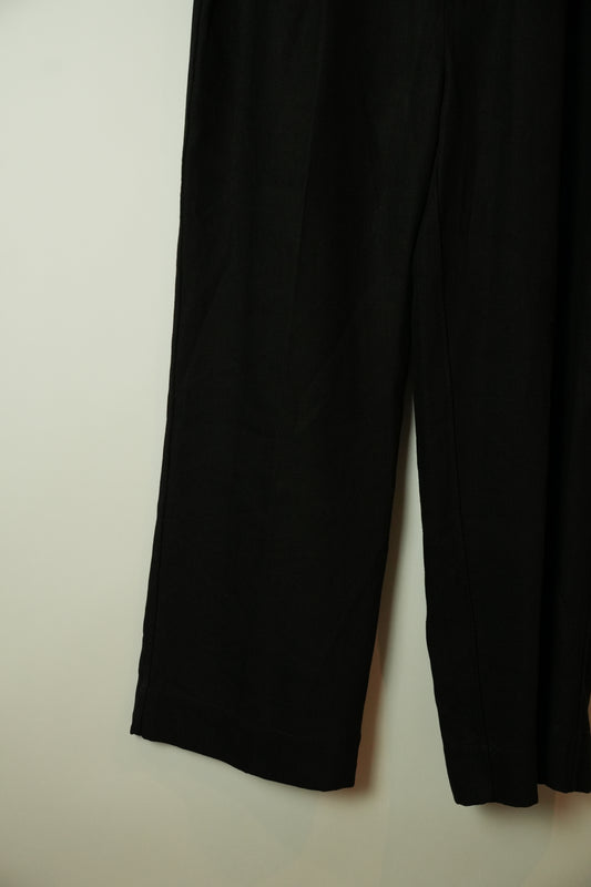 Sir High Waisted Wide Leg Linen Blend Pants