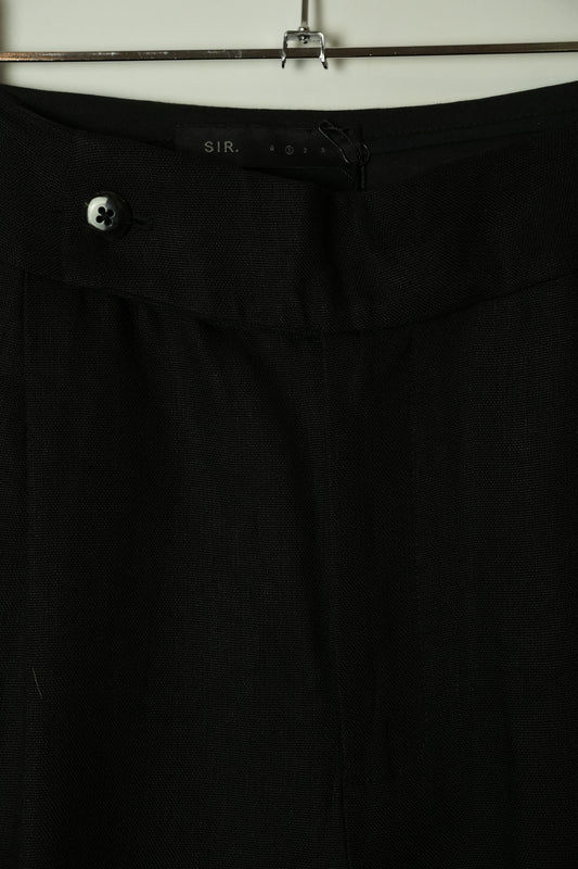 Sir High Waisted Wide Leg Linen Blend Pants