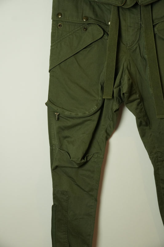 Faith Connexion Zip Pocket Cargo Pants w Fold Over Waist
