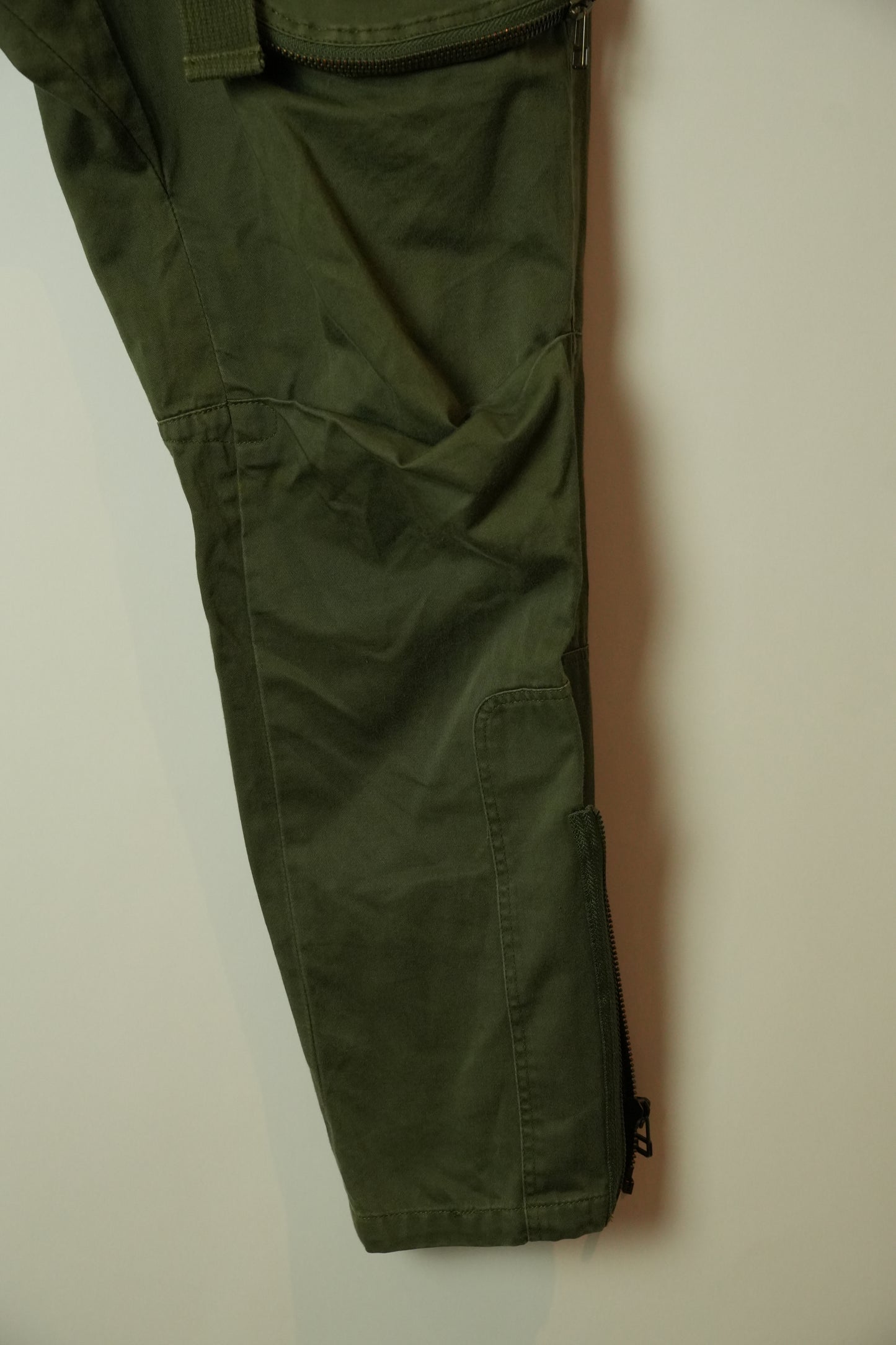 Faith Connexion Zip Pocket Cargo Pants w Fold Over Waist