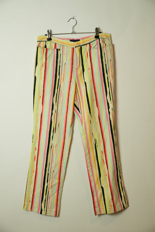 Kenzo Multi Stripe Straight Pants