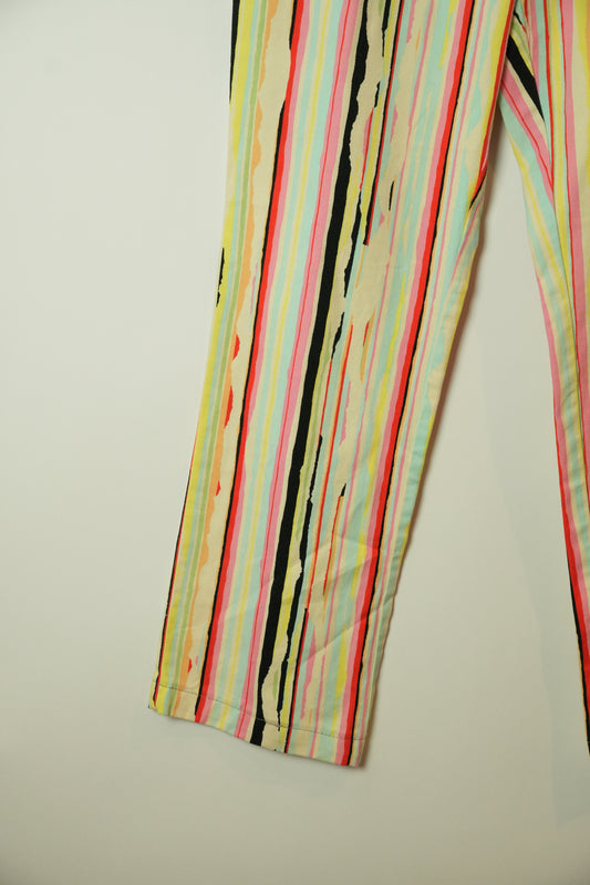 Kenzo Multi Stripe Straight Pants