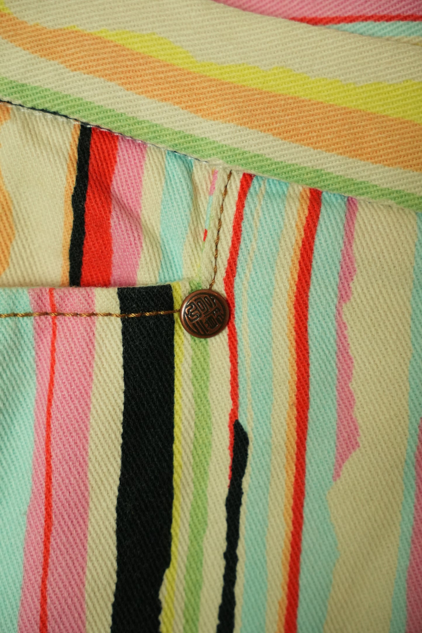 Kenzo Multi Stripe Straight Pants