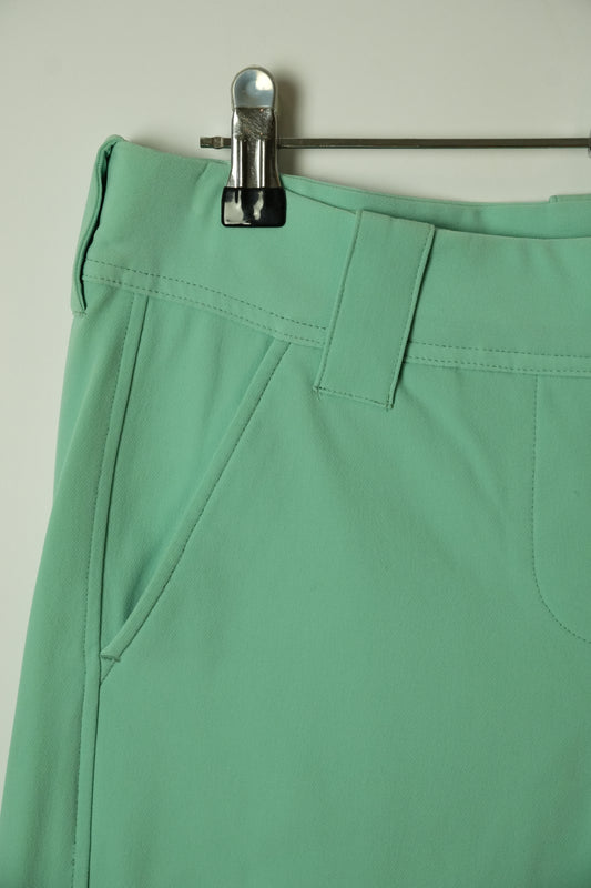 Courreges Stretch Wide Leg Pant w Logo Back Pocket