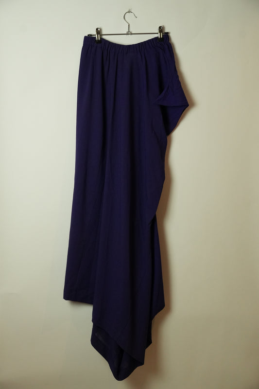 Junya Watanabe Comme Des Garcons Purple Sarouel Pants Assymetrical AD1996