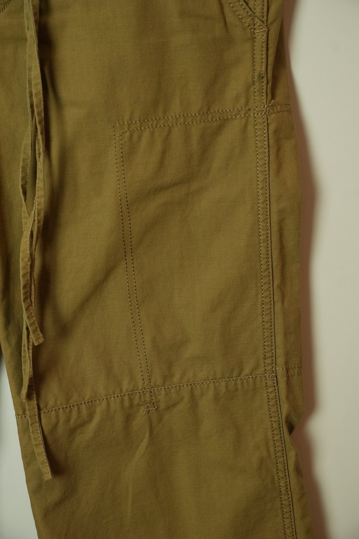 DKNY Cargo Wide Leg High Waist Pant w Double Tie Hip