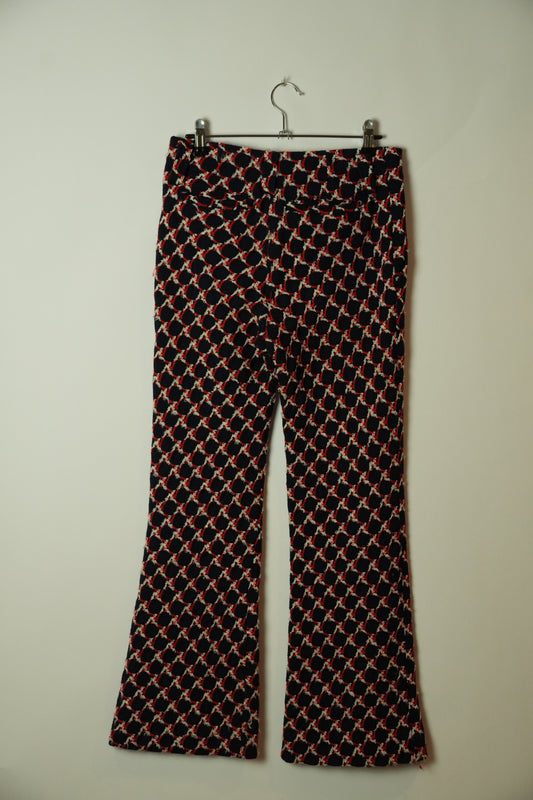 Junya Watanabe Tweed Scale Wool Flare Pants AD2001