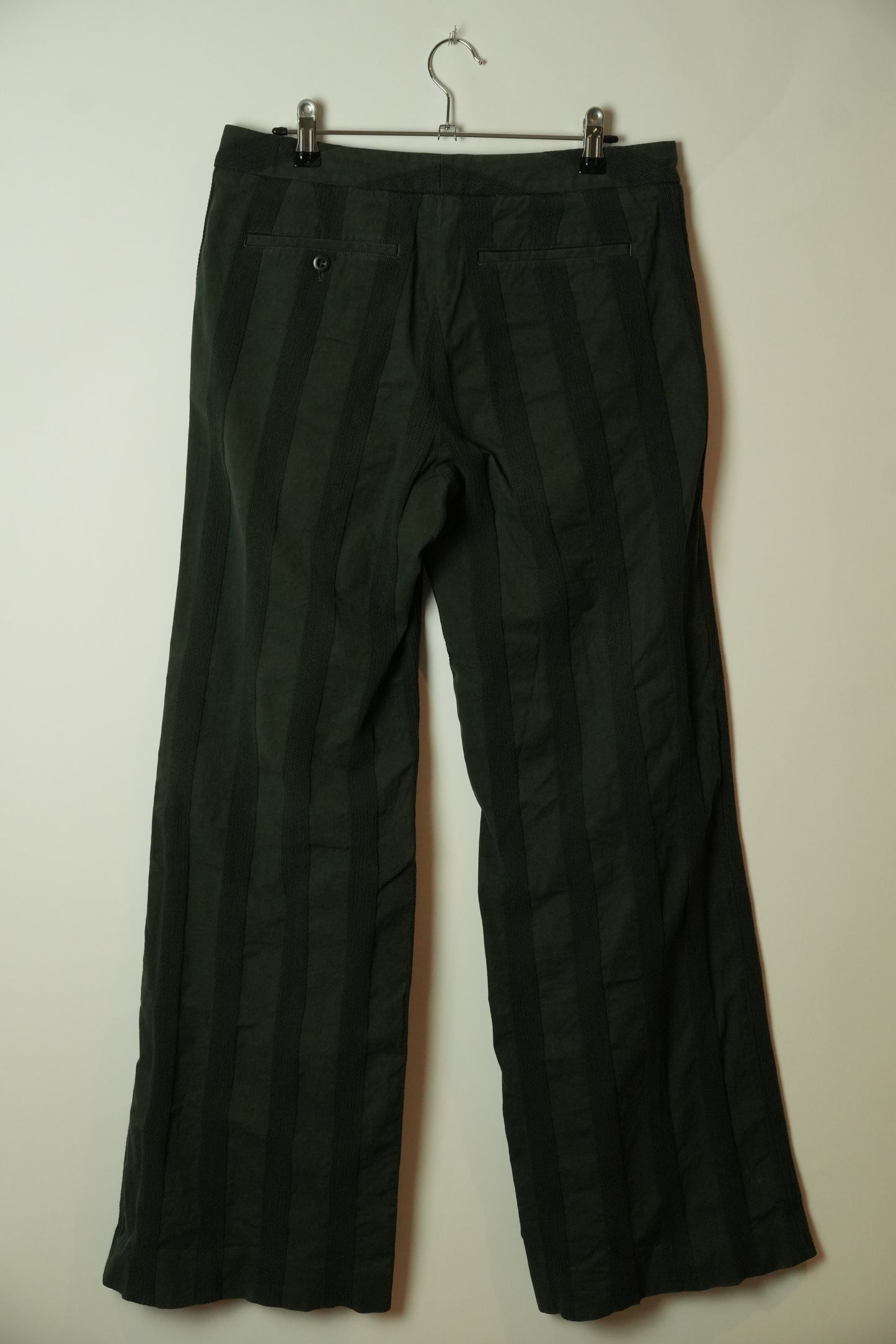 Issey Miyake Stripe Vertical Wide Leg Pants
