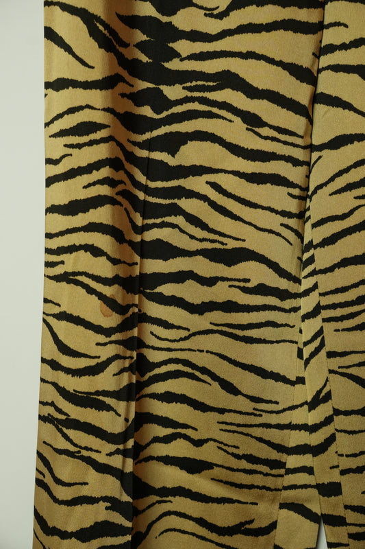 Les Copains Zebra Print Capri Pants Size 38