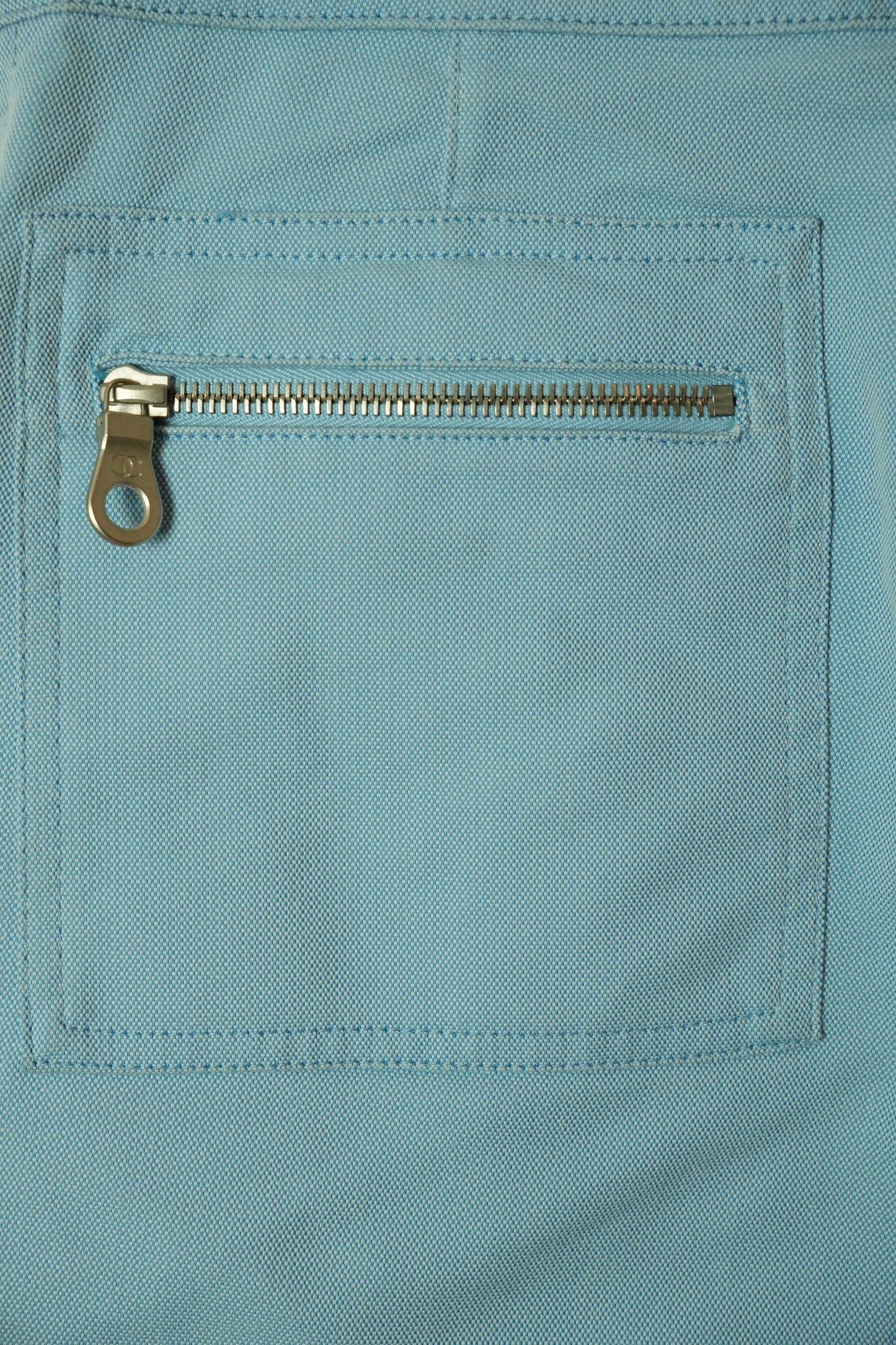 Chanel SS 2002 Zip Pocket Capri Logo Pants