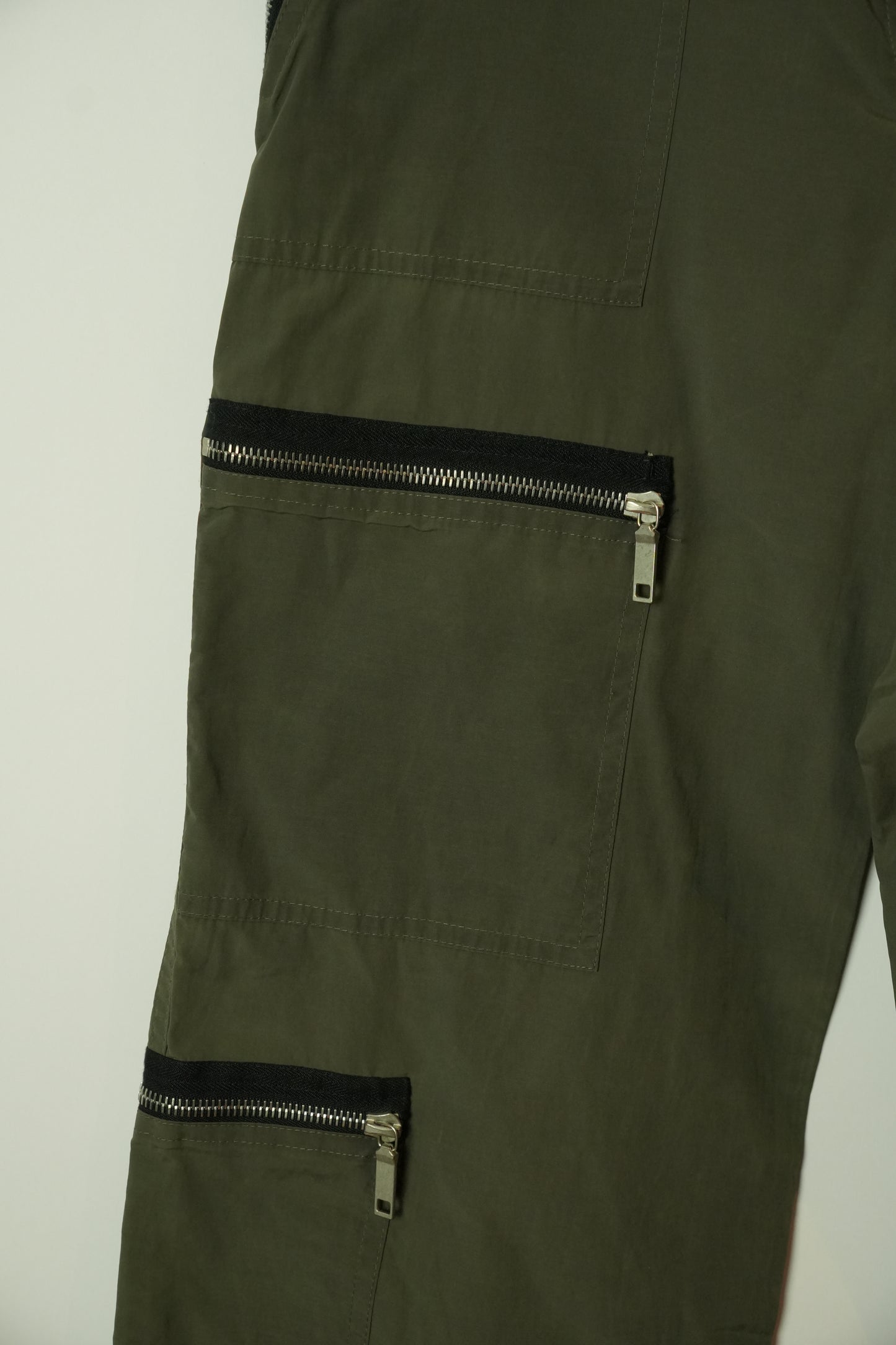 Celine Motor Zip Cargo Wide Leg Pants