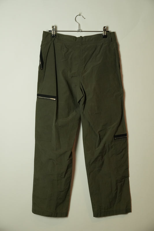 Celine Motor Zip Cargo Wide Leg Pants
