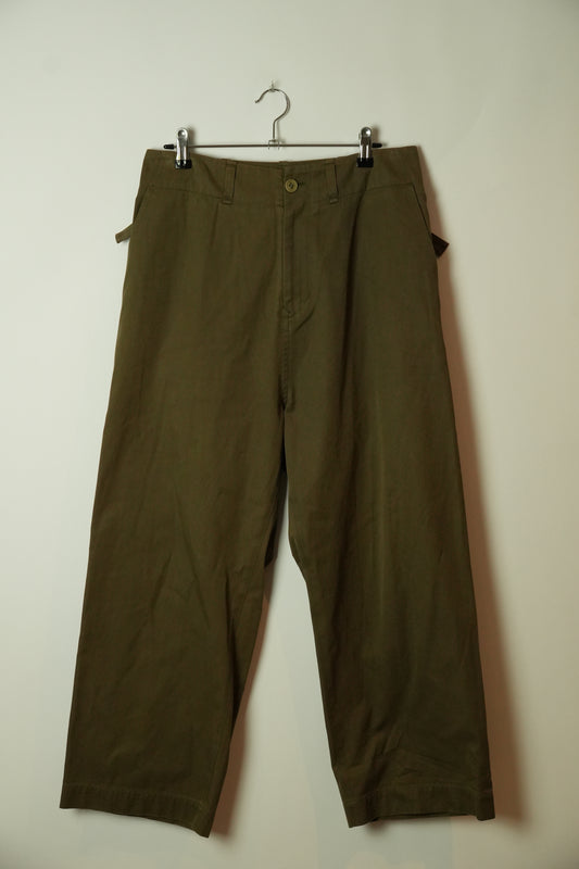 Y's Khaki Wide Leg Utility Pants