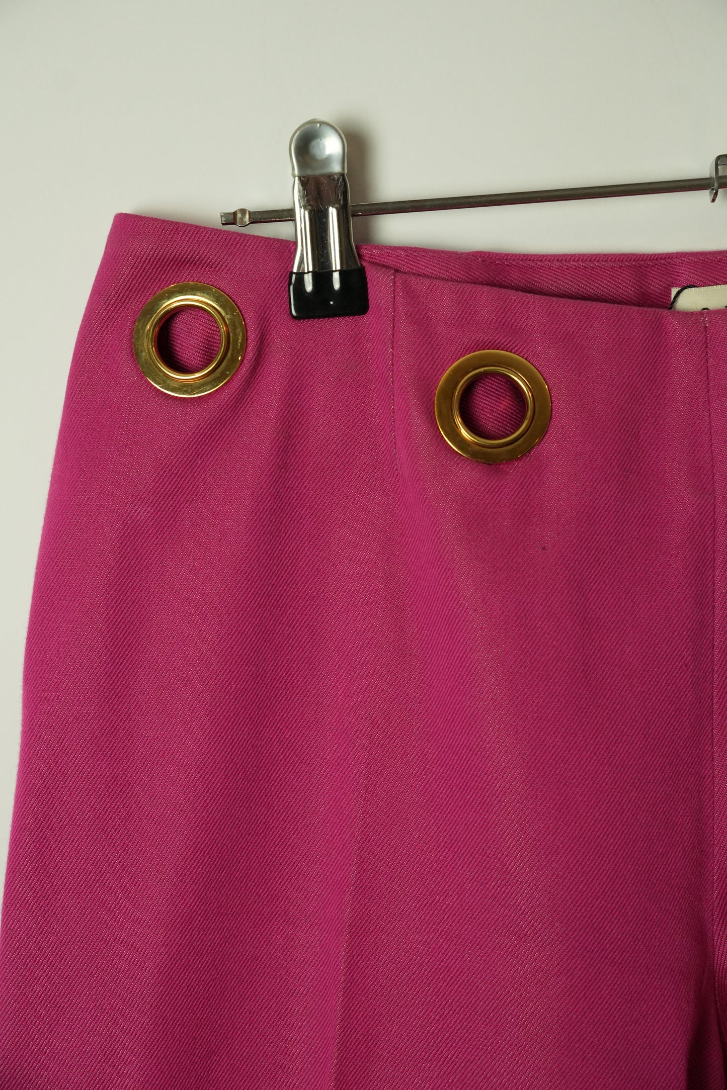 Celine Mid Rise Grommet Pink Pants