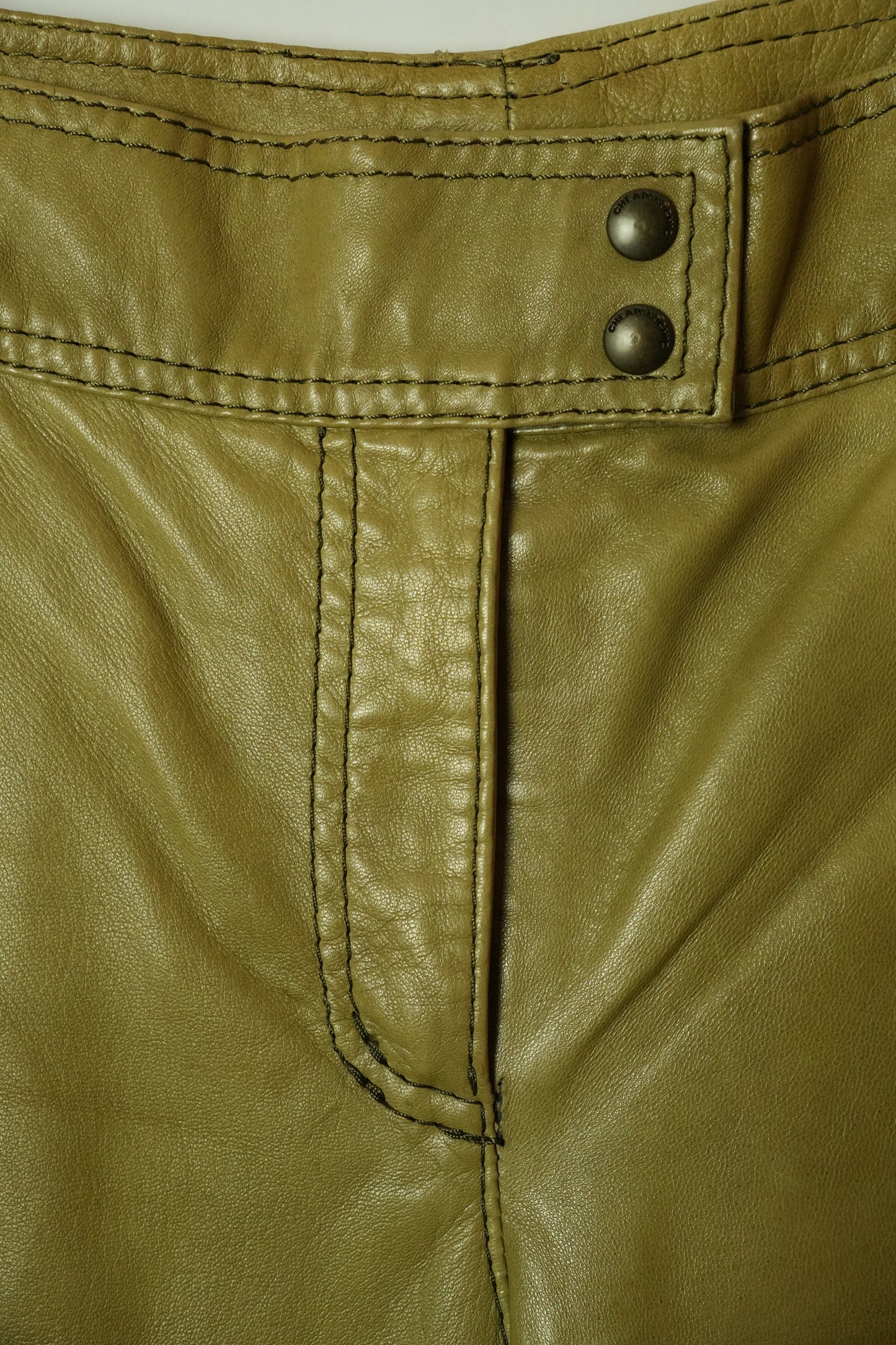 Moschino Cheap And Chic Leather Cargo Pants