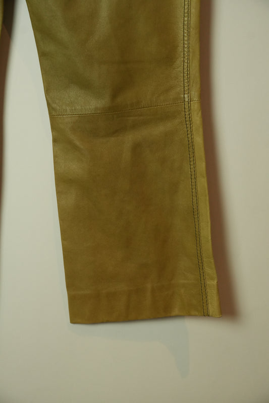 Moschino Cheap And Chic Leather Cargo Pants