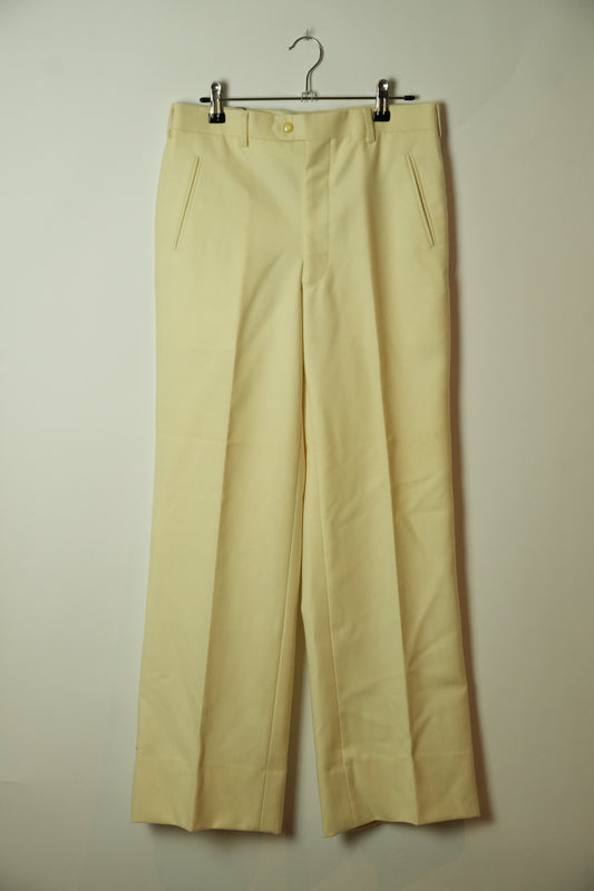 Yves Saint Laurent Wool Cream Pants