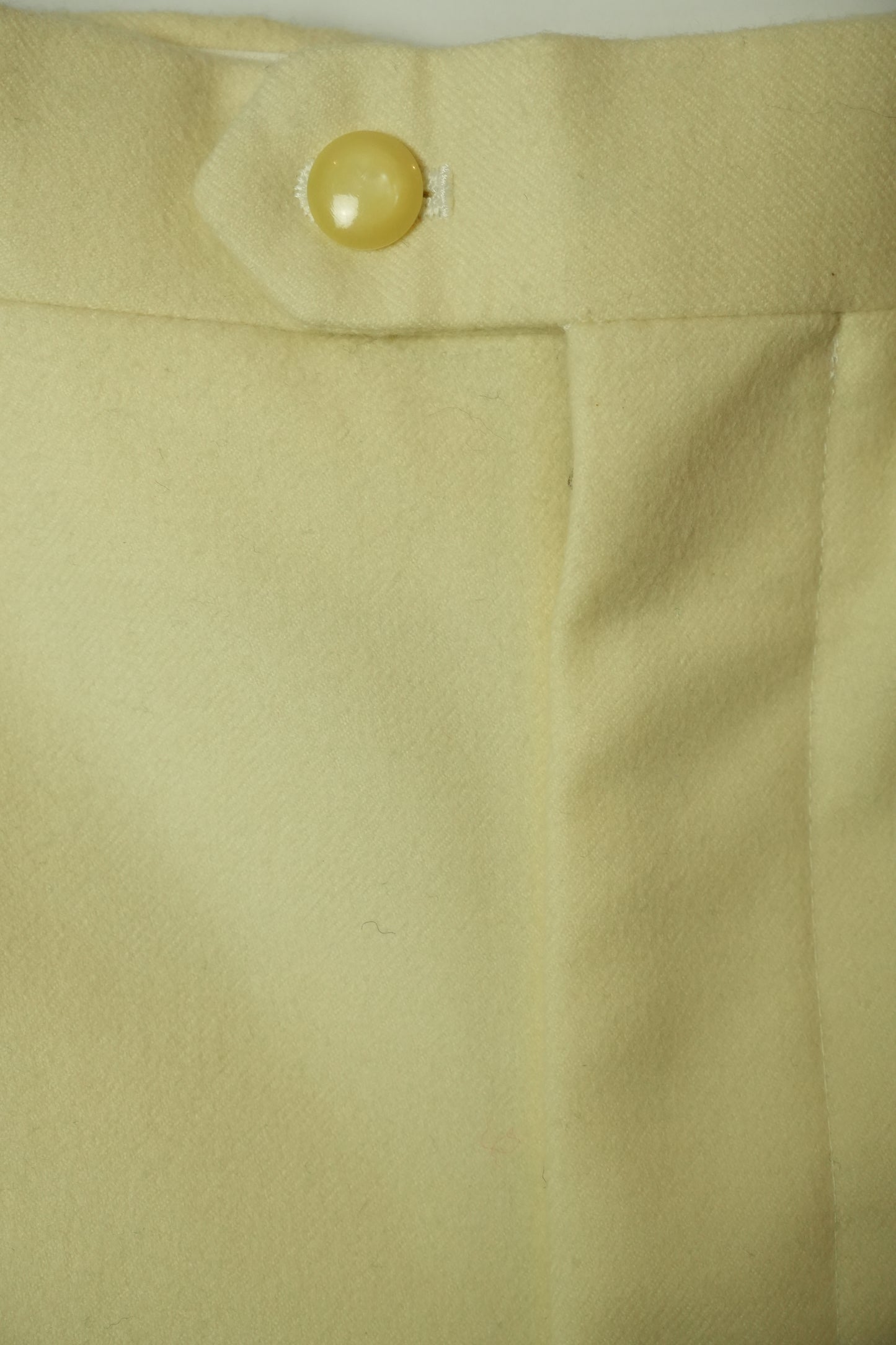 Yves Saint Laurent Wool Cream Pants