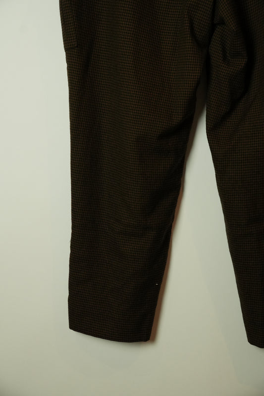 Sonia Rykiel Checkered Pocket Wool Cargo Pants