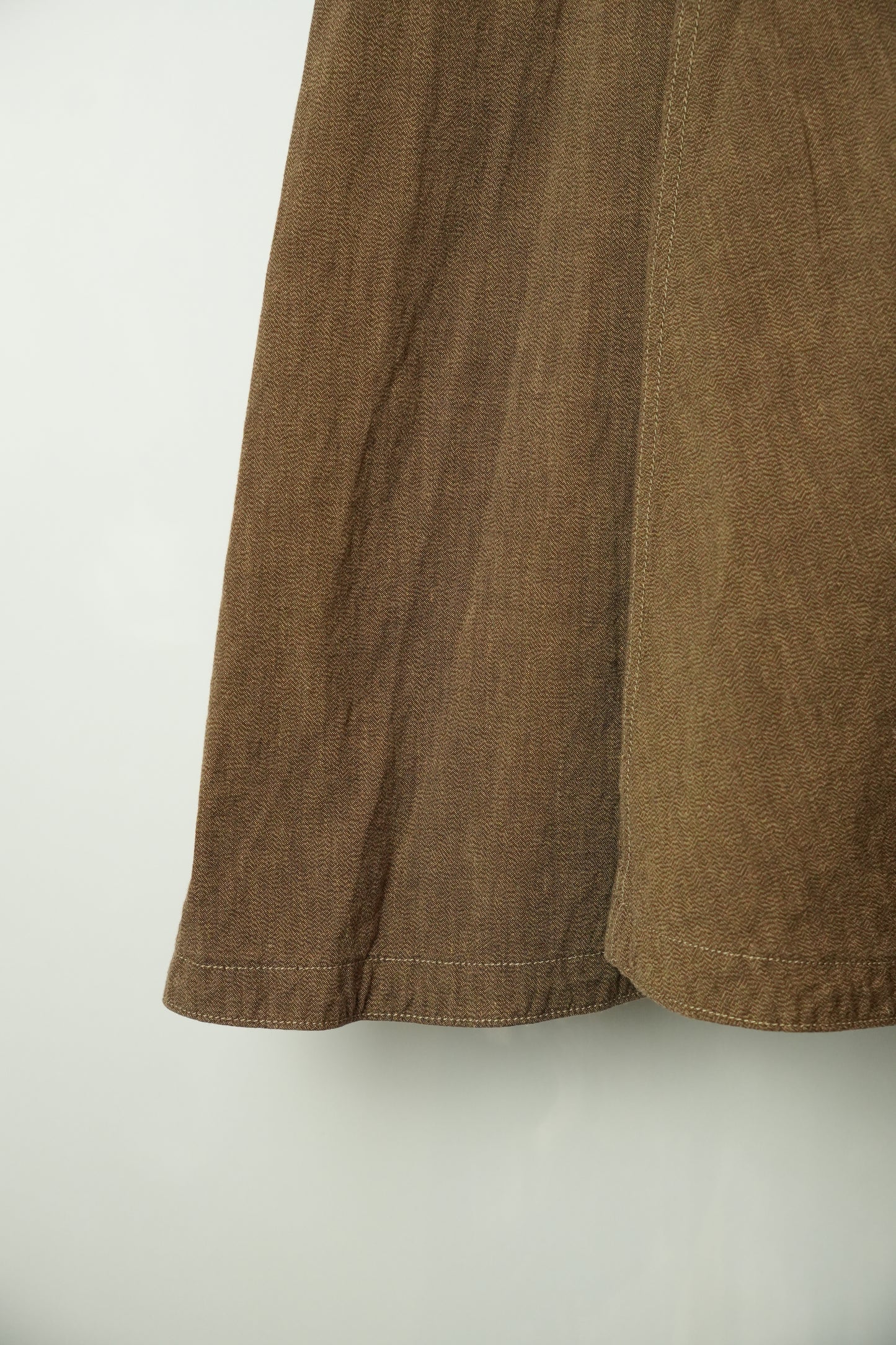 45rpm Flare Brown Pleated Skirt