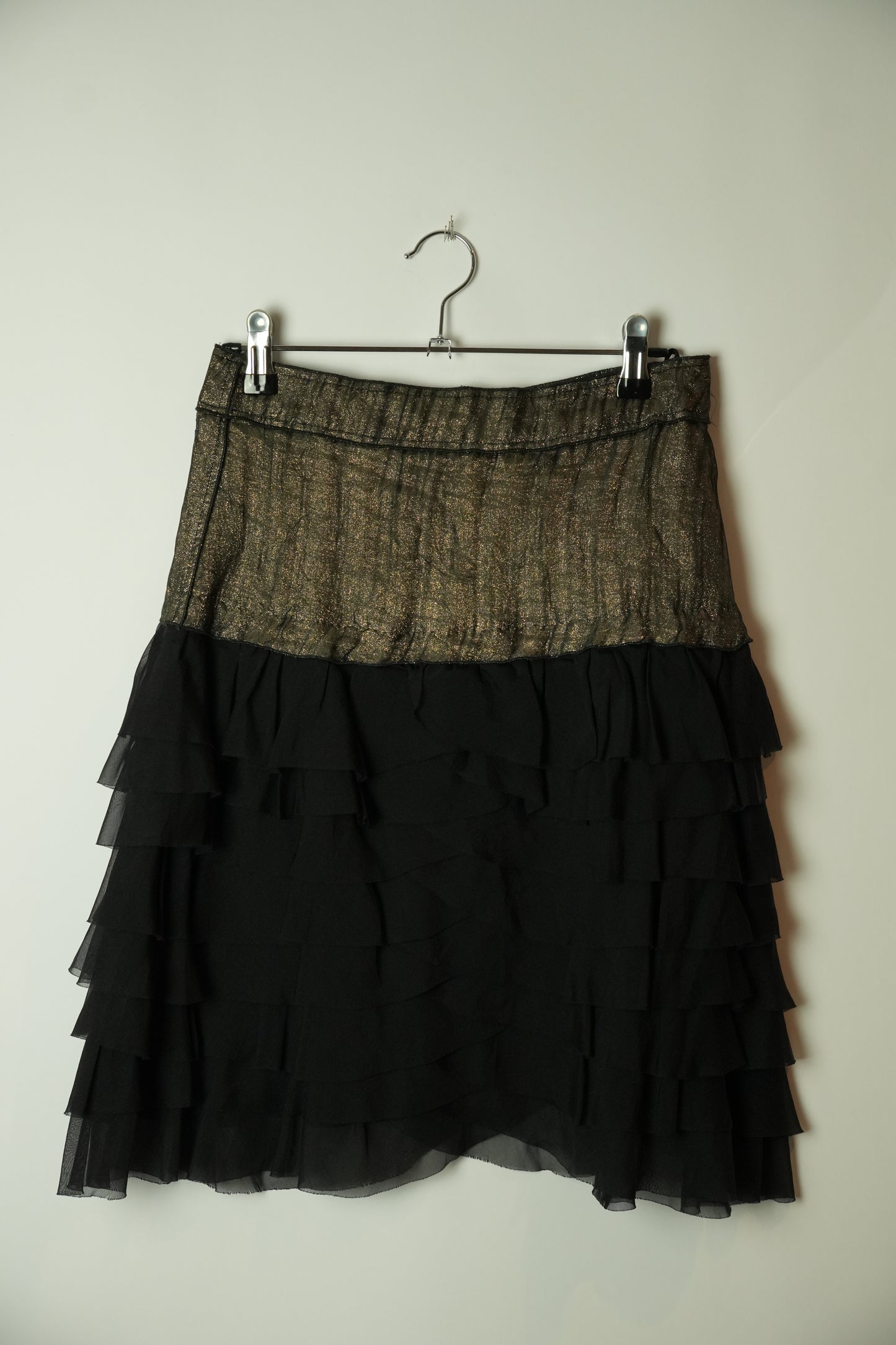 Dolce & Gabbana Sheer Ruffle Layered Skirt