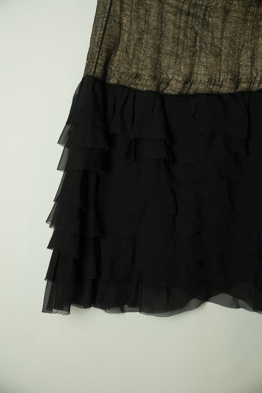 Dolce & Gabbana Sheer Ruffle Layered Skirt