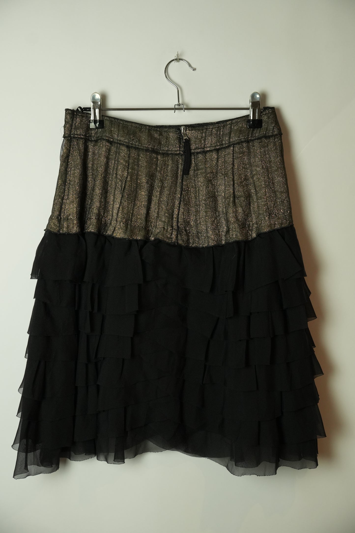 Dolce & Gabbana Sheer Ruffle Layered Skirt