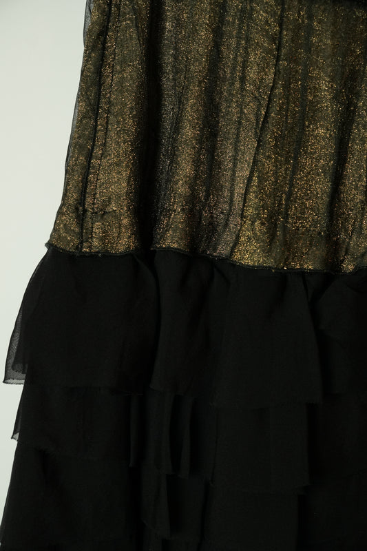 Dolce & Gabbana Sheer Ruffle Layered Skirt