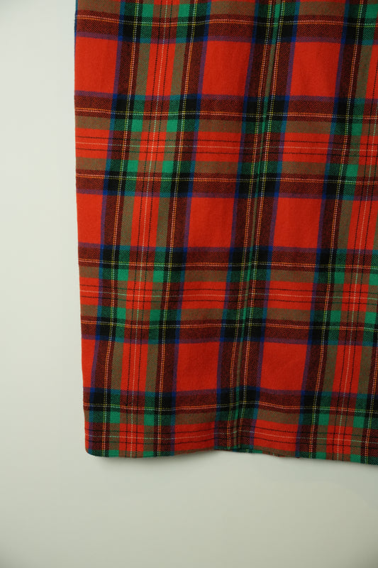 Dolce & Gabbana Tartan High Waisted Midi Skirt