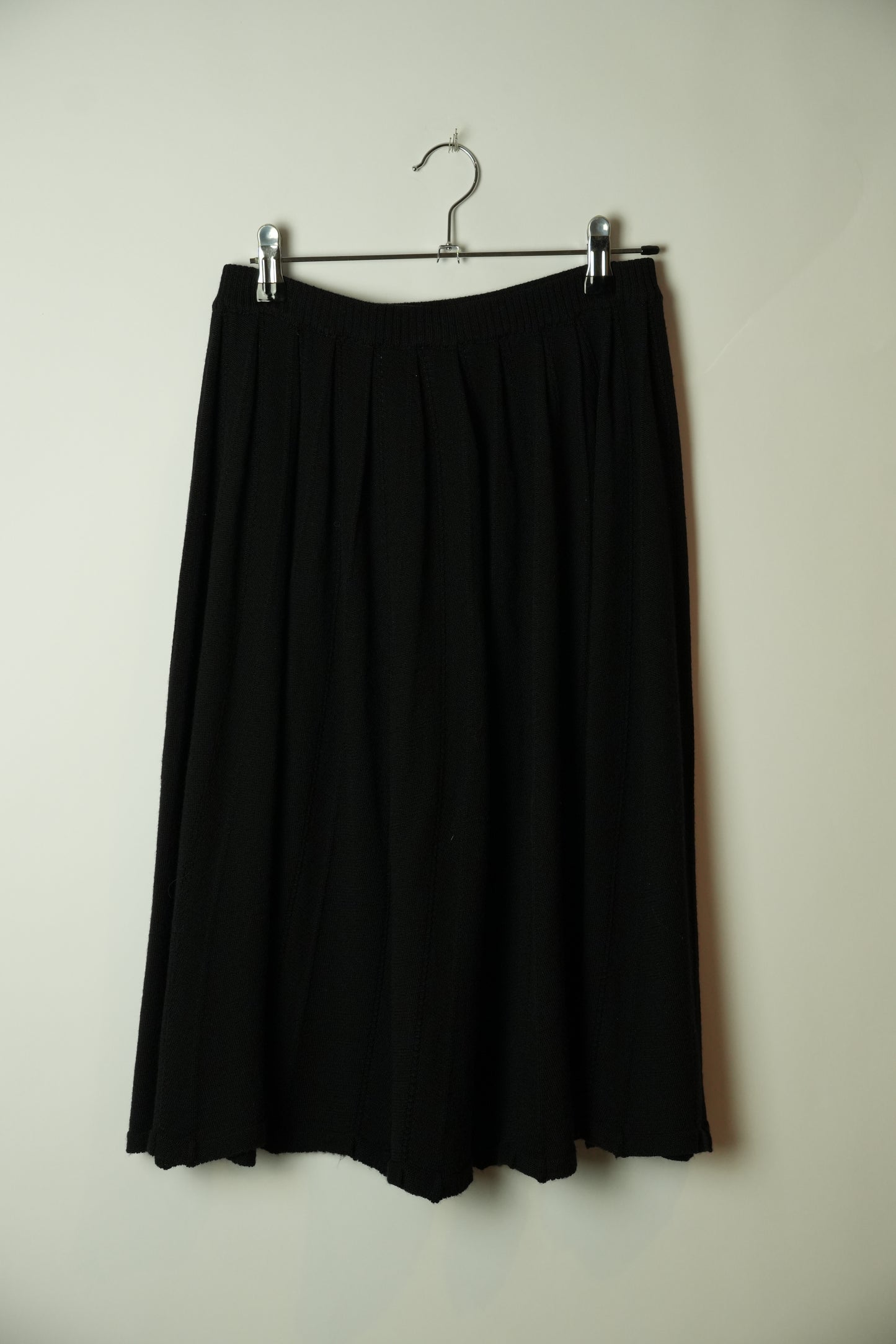Tricot Comme Des Garcons Knit Wool Pleat Skirt AD2011