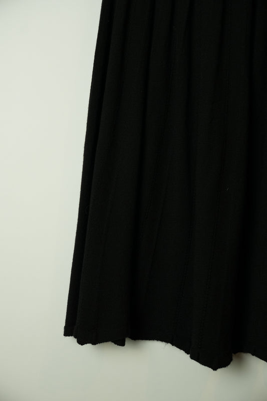Tricot Comme Des Garcons Knit Wool Pleat Skirt AD2011