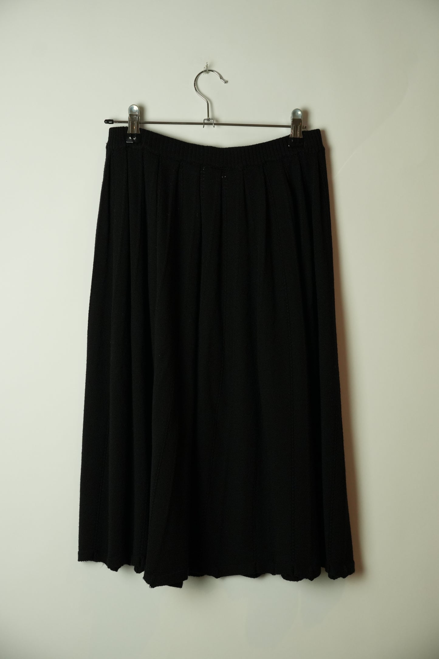 Tricot Comme Des Garcons Knit Wool Pleat Skirt AD2011