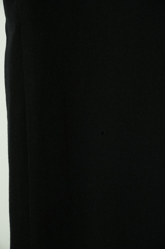 Yohji Yamamoto High Waisted Hook & Eye Button Pencil Wool Skirt Dress