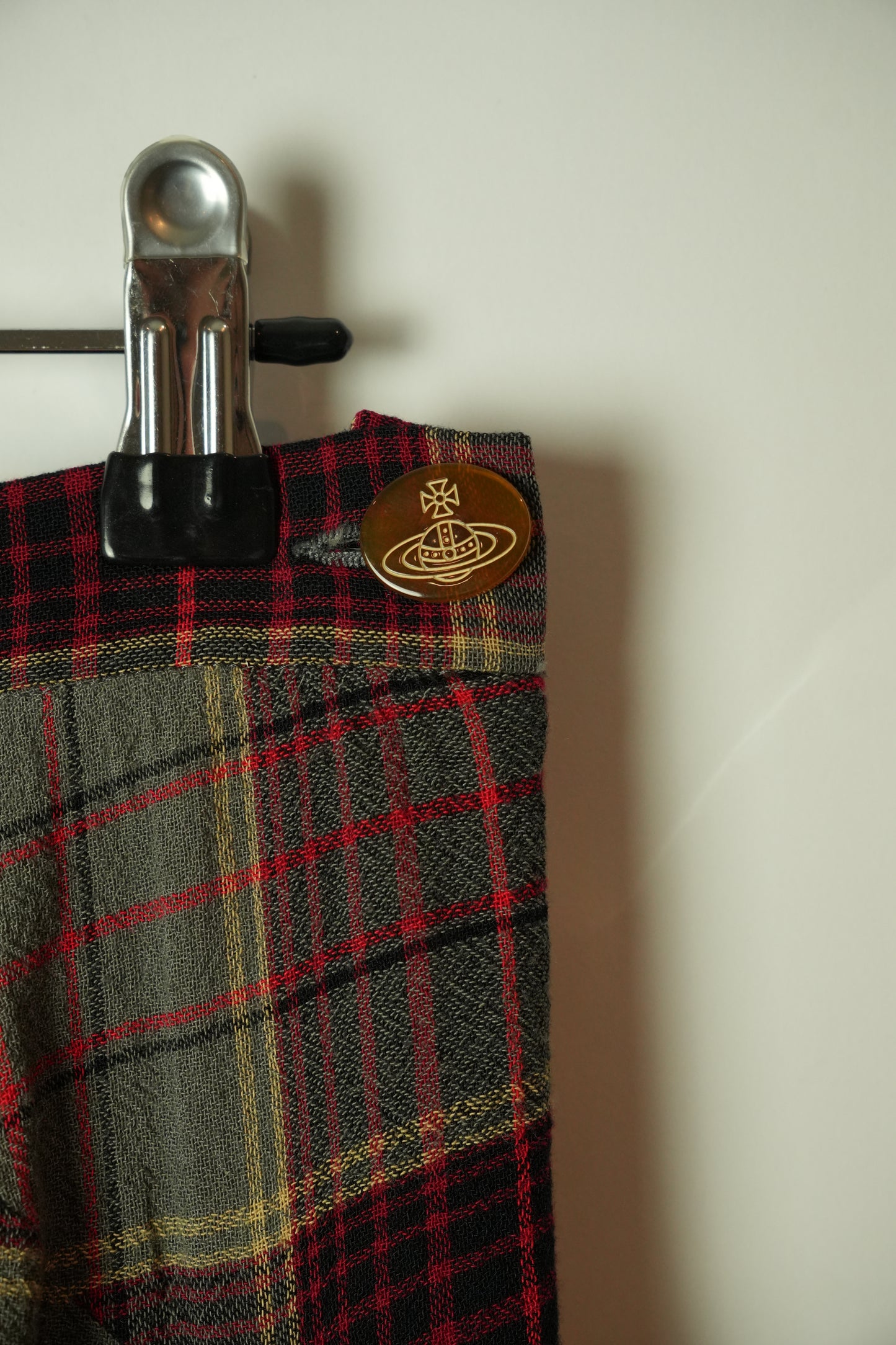 Vivienne Westwood Red Label Checkered Assymetrical Mini Skirt