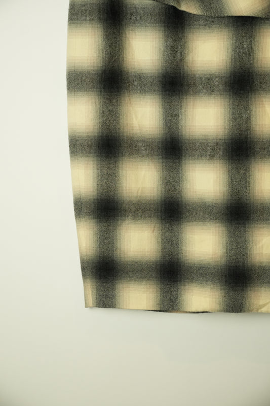 Gucci Wool Checkered Grey Pencil Wrap Skirt 2013