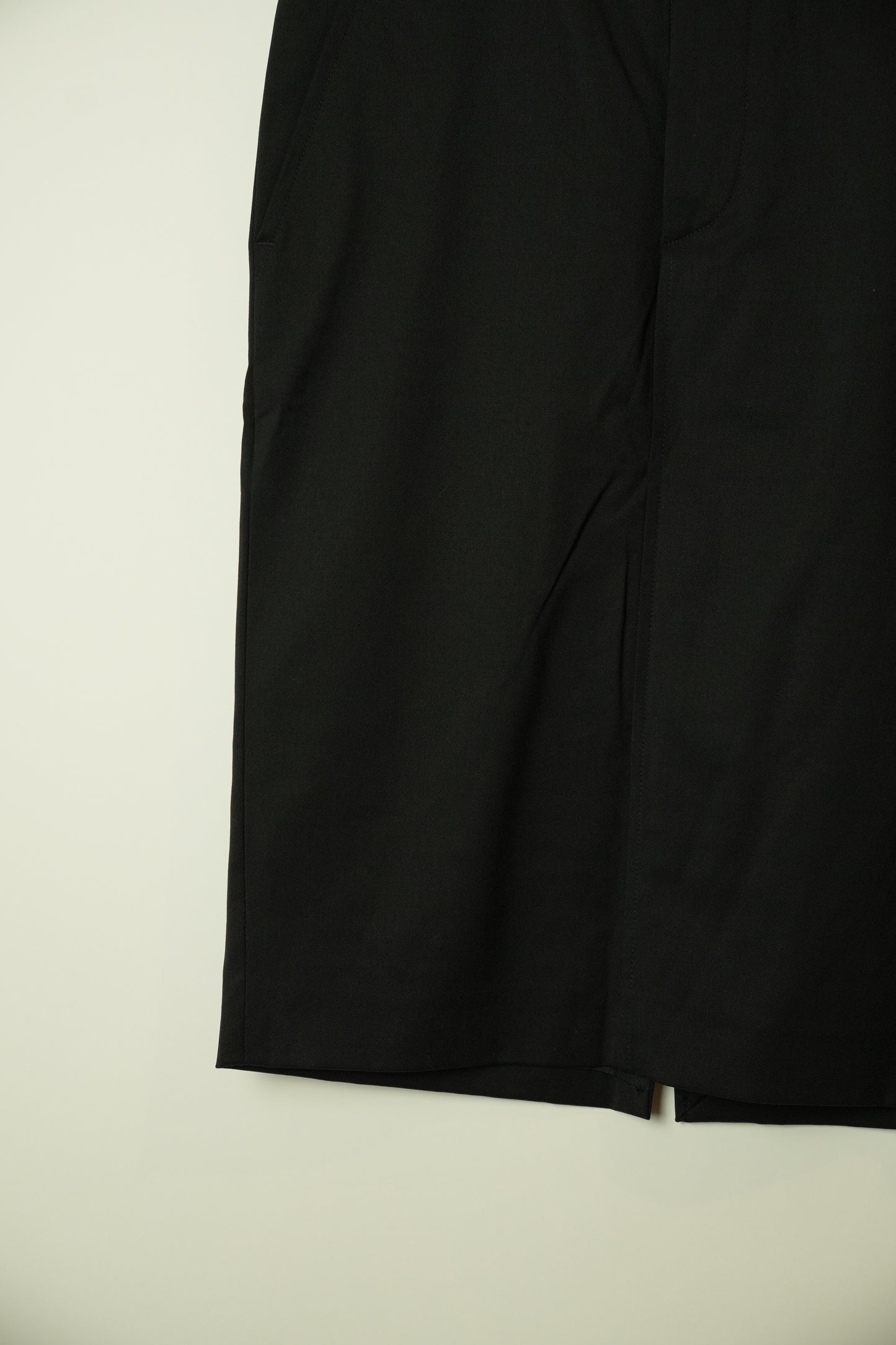 Gucci Black Pencil Skirt w Buckle Backs