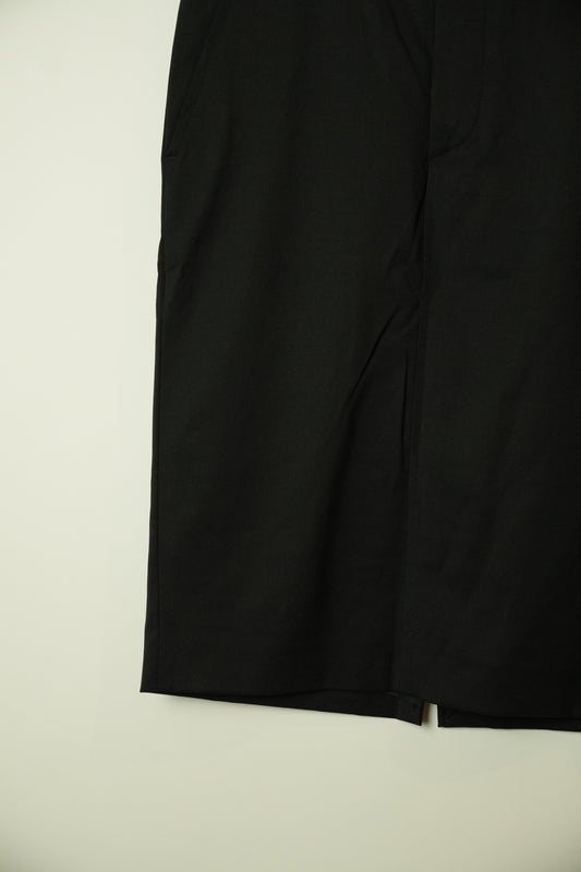 Gucci Black Pencil Skirt w Buckle Backs
