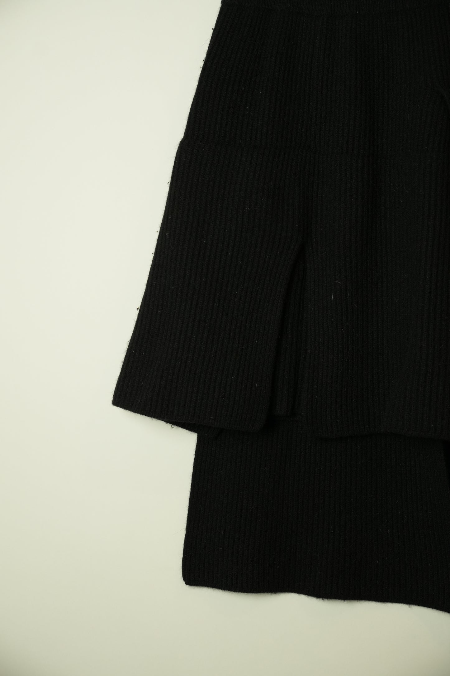 Issey Miyake Knit Poncho / Skirt