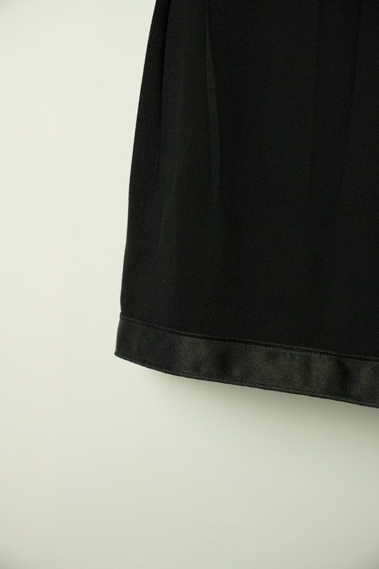 Burberry London Black Pleated Flow Skirt
