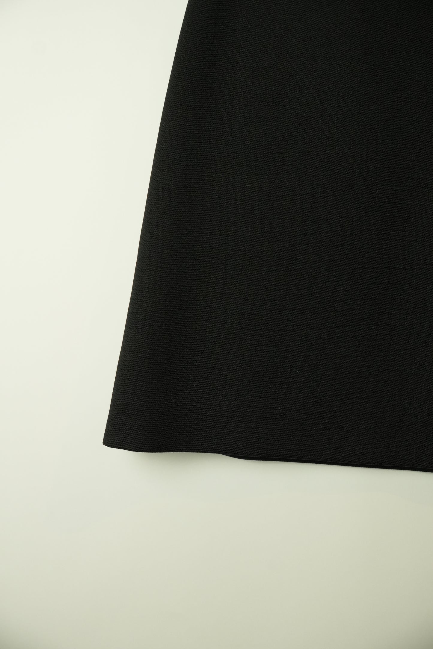 Miu Miu Black Mini Wool A Line Skirt